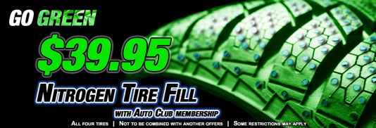 Nitrogen Tire Inflation Coupon